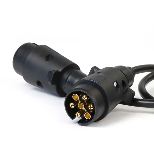 Kép 7/8 - Wiltec átalakító kábel 7 dugvilla, 7 pólusú dugalj, 3 méter