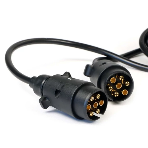 Kép 8/8 - Wiltec átalakító kábel 7 dugvilla, 7 pólusú dugalj, 3 méter