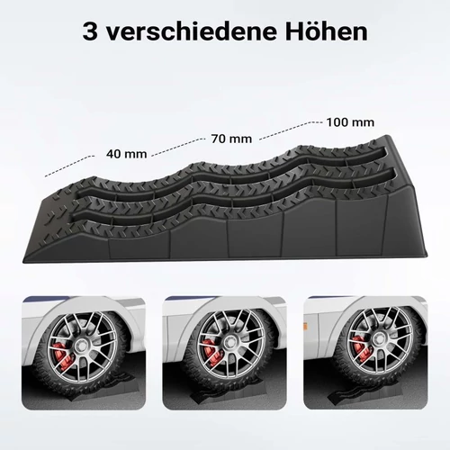 Kép 4/4 - XPOtool szintezőrámpa készlet (2 db, 3 magasság, 3,5t), tárolótáskával