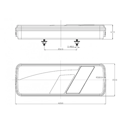 Kép 3/3 - Hátsó lámpa LED jobb L1836