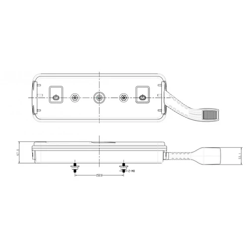 Kép 4/5 - Hátsó lámpa LED bal L1818