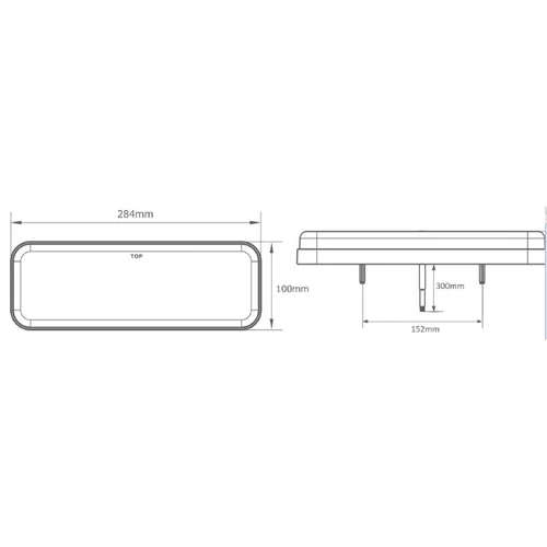 Kép 3/3 - Hátsó lámpa LED 12/24V bal L1871