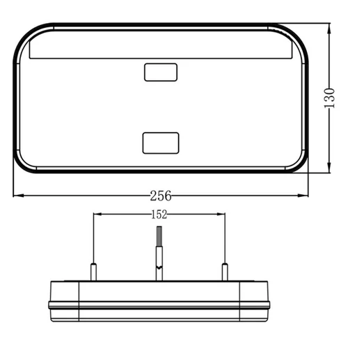 Kép 5/5 - Hátsó lámpa bal LED prizma + NPL kapcsolatokkal L1911