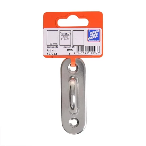 Kép 5/5 - Fedélzeti szemlemez, 80 × 25 mm, A4 rozsdamentes acél (AISI 316)