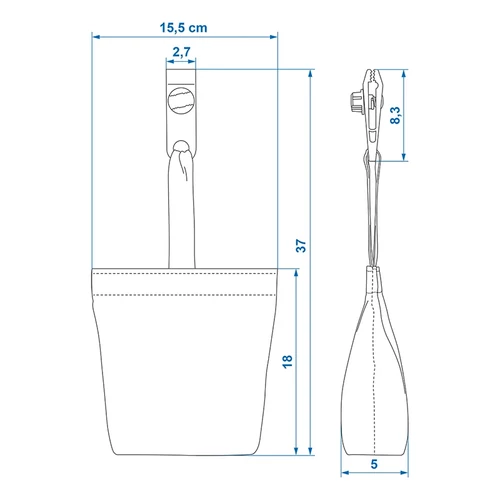 Kép 8/8 - Súlyzsákok védőponyvához – 4 darabos készlet