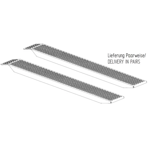 1 pár Knott aluminium rámpa 150 cm 1000 kg teherbírás