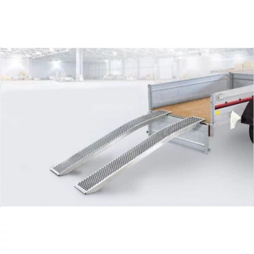 1 pár Knott aluminium rámpa, íves 250 cm 1000 kg teherbírás