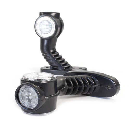 Kép 2/8 - 1 pár Wiltec szélességjelző, LED, 3 oldalra világító  kör kivitel, 127 mm