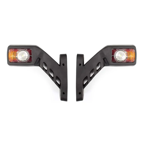 Kép 3/8 - 1 pár Wiltec szélességjelző, LED, 3 oldalra világító kivitel, 131 mm