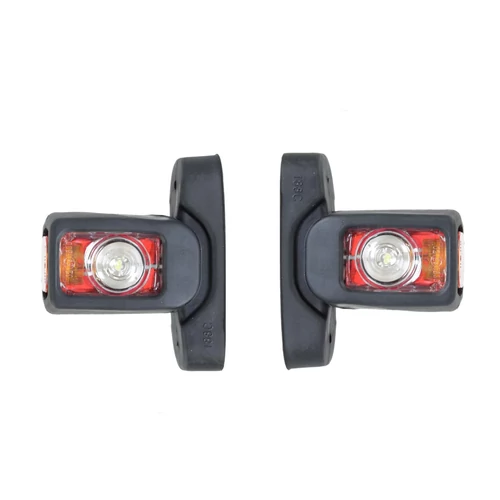 Kép 6/8 - 1 pár Wiltec szélességjelző, LED, 3 oldalra világító kvitel, 103 mm