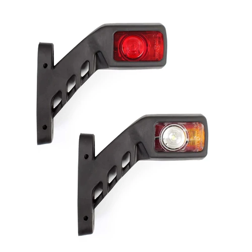 Kép 3/8 - 1 pár Wiltec szélességjelző, LED, 3 oldalra világító kvitel, 185 mm