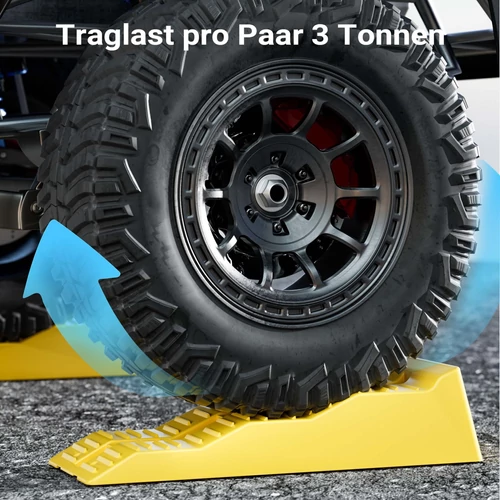 Kép 5/8 - 1 pár műanyag rámpa autóhoz, szintezéshez, lejáróhoz
