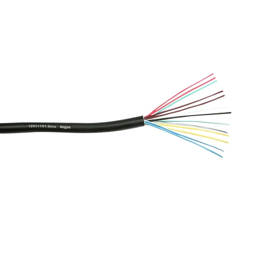 Kábel, 13 eres, 12x1+1x1,5 mm2