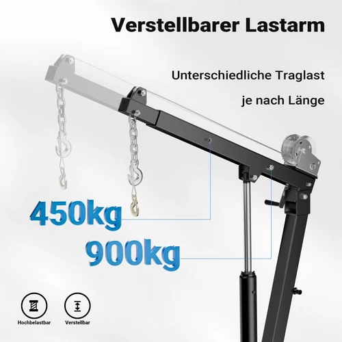 Kép 5/9 - Wiltec plató daru 900 kg