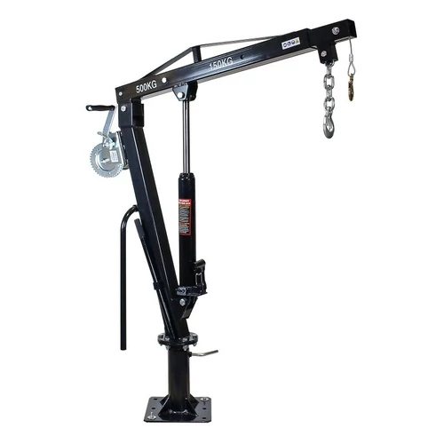 Wiltec plató daru 500 kg - csörlővel