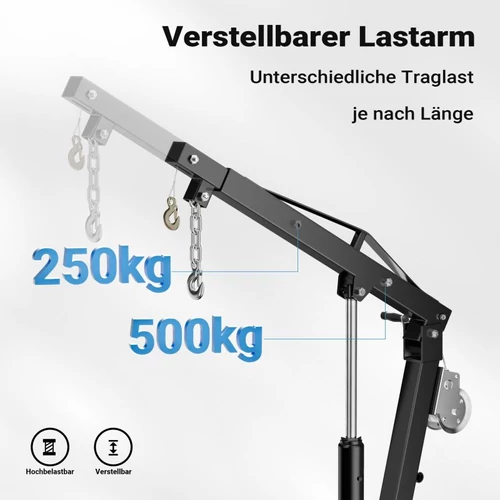 Kép 6/9 - WilTec plató daru 500 kg
