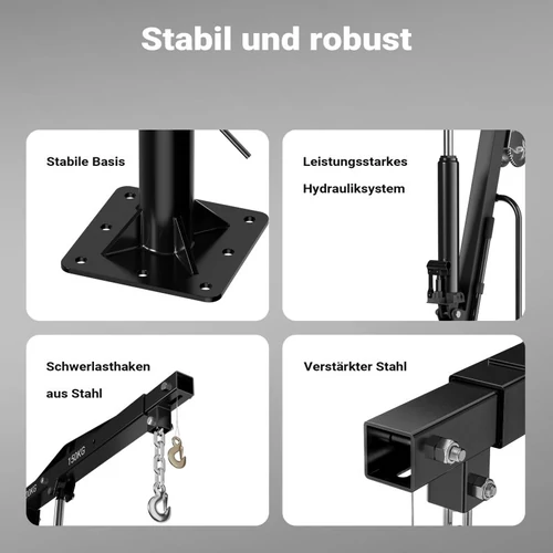 Kép 7/9 - WilTec plató daru 500 kg