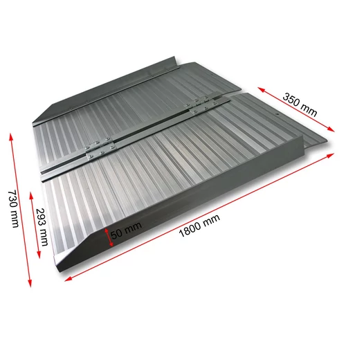 Kép 3/3 - Aluminium  rámpa 183 cm 270 kg teherbírás