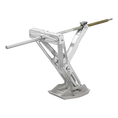 Lakókocsi saroktámasz 1000 kg 605 x 280 mm H 470 mm stabilizáló talppal