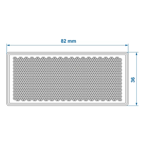 Kép 7/7 - Öntapadós 82x36mm-es narancssárga prizma 2 db