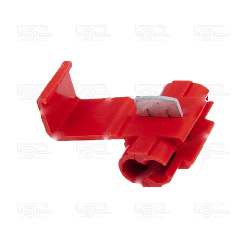 100 db kábel gyorscsatlakozó 0,5–1,5 mm, 10 A, piros
