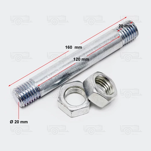 Talicska kerék tengely 160 mm