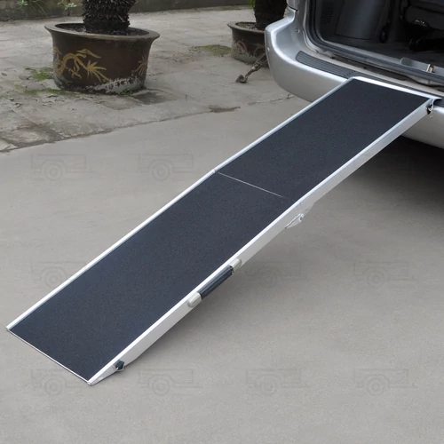 Kép 5/5 - Aluminium rámpa kutyáknak összehajtható 183 cm 110 kg teherbírás