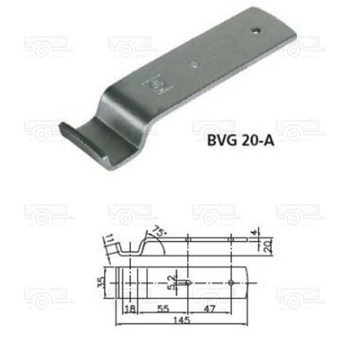Kép 3/3 - SPP Z01A ajtózár szett, ellendarabbal