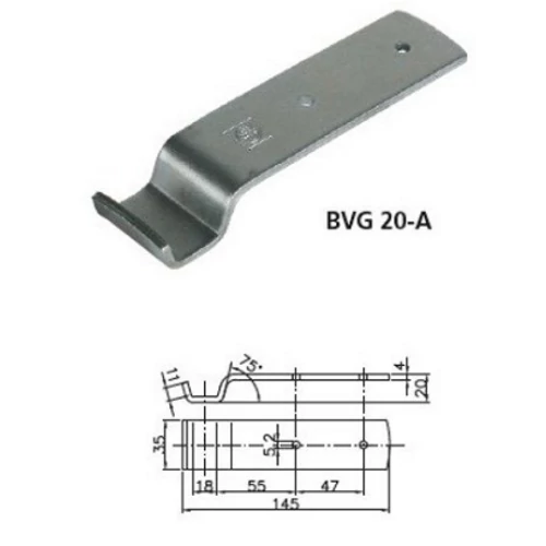 Kép 3/3 - SPP Z01A ajtózár szett, ellendarabbal