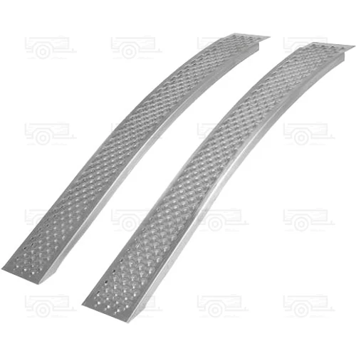 1 pár ForzaLine aluminium rámpa, íves 150 cm 400 kg teherbírás