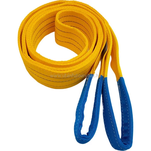 Kép 2/2 - Teherbíró emelőheveder 3t 6m (90mm, citromsárga )