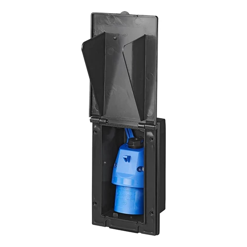 Kép 2/6 - CEE, beépíthető dugó, téglalap alakú, fekete