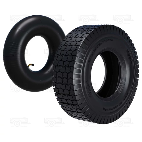  Fűnyíró traktor gumi+tömlő szett egyenes szeleppel  16x6.50-8 