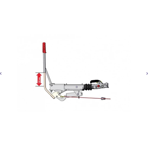 Kép 3/4 - AL-KO ráfutófék egység AE3000 kg, Ø 160/200 mm fékdobbal szerelt utánfutókhoz, orrkeréktartóval