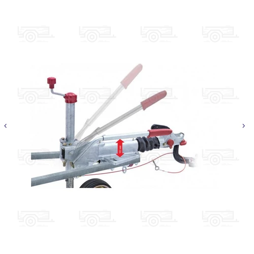 Kép 4/4 - Ráfutófék-V öntvény AE 3000, 3000 kg, felső/alsó, fék 1637/2051, AK 301