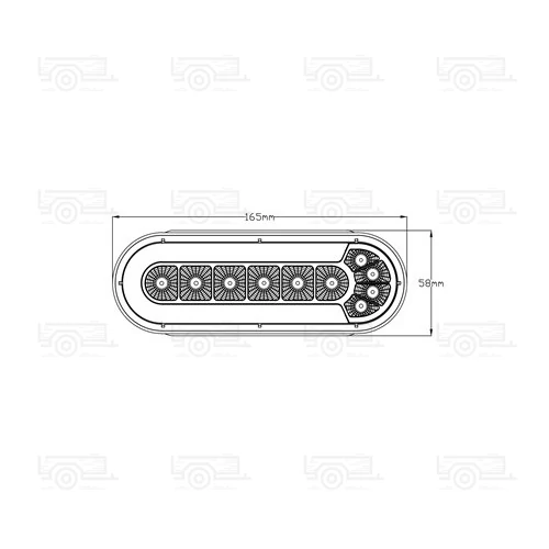 Kép 2/2 - LED hátsó lámpa - L1873