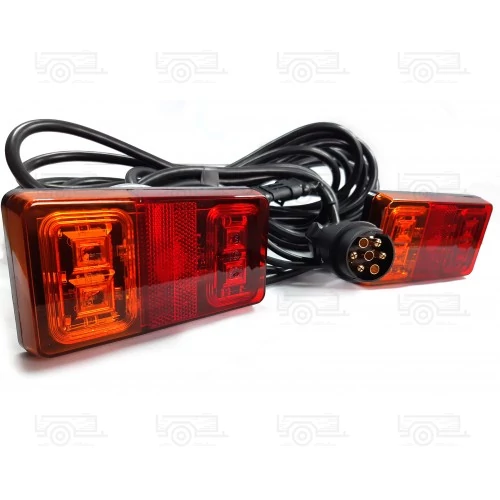 Komplett lámpa szett LED - levehető hátsó lámpákkal