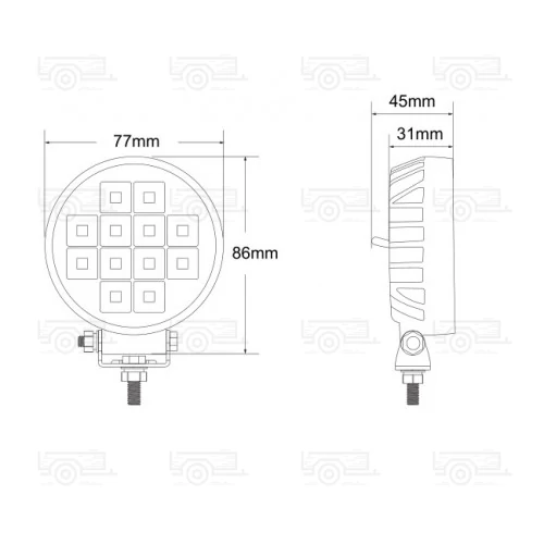 Kép 4/4 - LED munkalámpa L0153