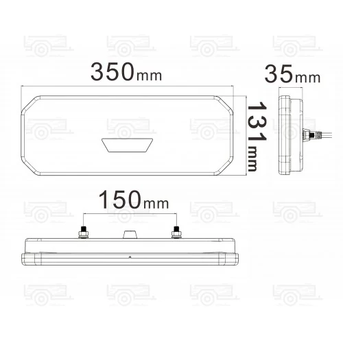 Kép 3/3 - LED hátsó lámpa L194142