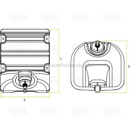 Kép 2/2 - Víztartály 30L