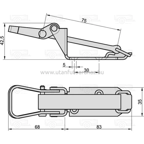 Kép 2/2 - Seprűtartó, Ø40-Ø60mm átmérőhöz