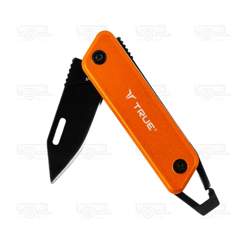 Kép 2/6 - TRUE UTILITY MODERN KEY CHAIN KNIFE - Orange (Gift Box)