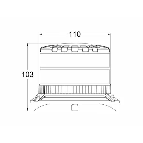 Kép 9/9 - Spider X-SPIDER sárga villogó, mágneses tartón