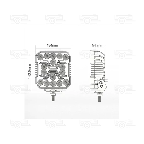 Kép 15/17 - Spider X-SPIDER 2 LED munkalámpa