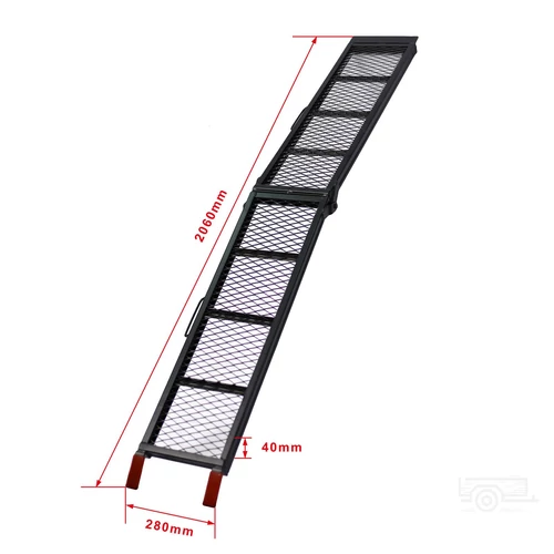 Kép 5/7 - XPOtool acél rámpa, egyenes, 203 cm, 340 kg teherbírás