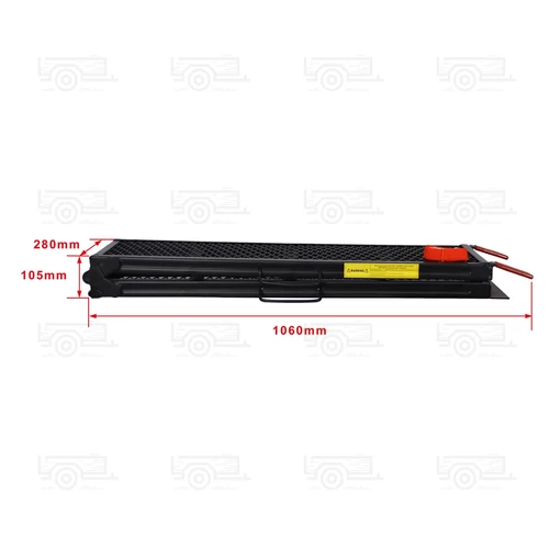 Kép 6/7 - XPOtool acél rámpa, egyenes, 203 cm, 340 kg teherbírás