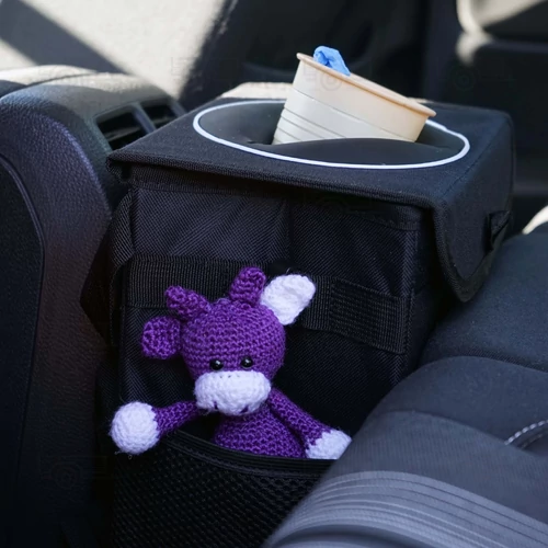 Kép 2/9 - XPOtool autós szemetes 8 literes vízálló összecsukható fedél, 3 zseb