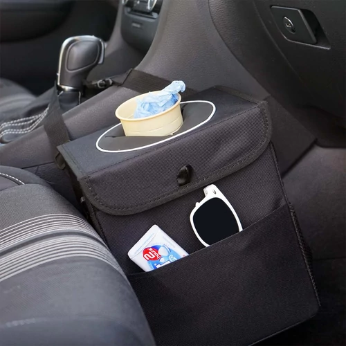 Kép 4/9 - XPOtool autós szemetes 8 literes vízálló összecsukható fedél, 3 zseb