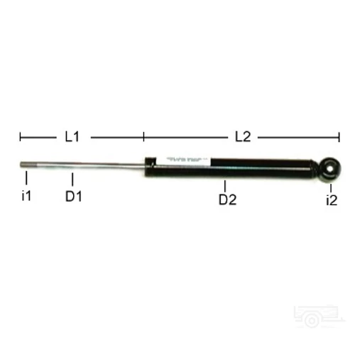 AL-KO 120S / 120SV / 120SR ráfutófék gázrugó