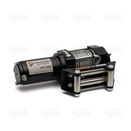 Kép 3/10 - Macon ATV 3500W elektromos csörlő, 13m drótkötéllel